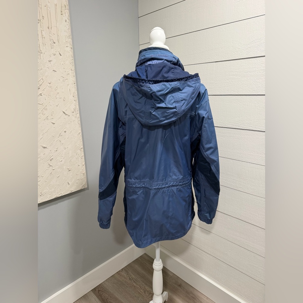 Columbia Sportswear Blue Rain/Windbreaker Jacket - Picture 3 of 7